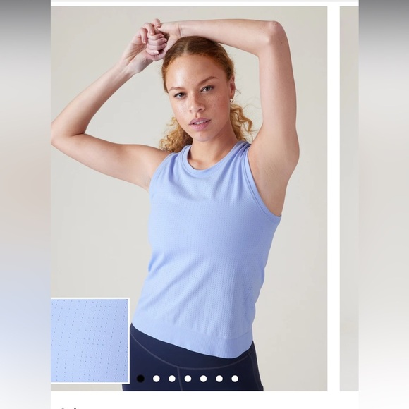 Athleta Tops - Athleta Light  lavender Blue Sleeveless Top